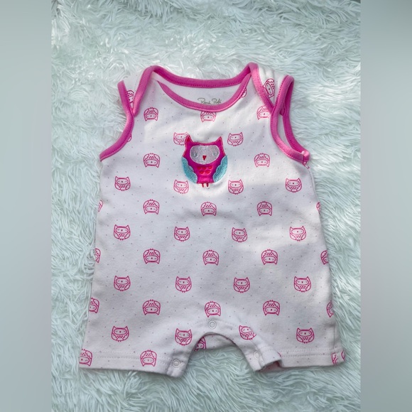 Baby Girl Pink Owl Romper | 6-9 months - Picture 1 of 7